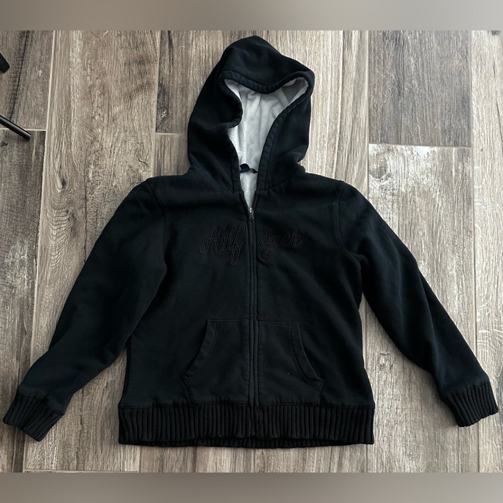 Tommy Hilfiger Black Zip-Up Jacket
